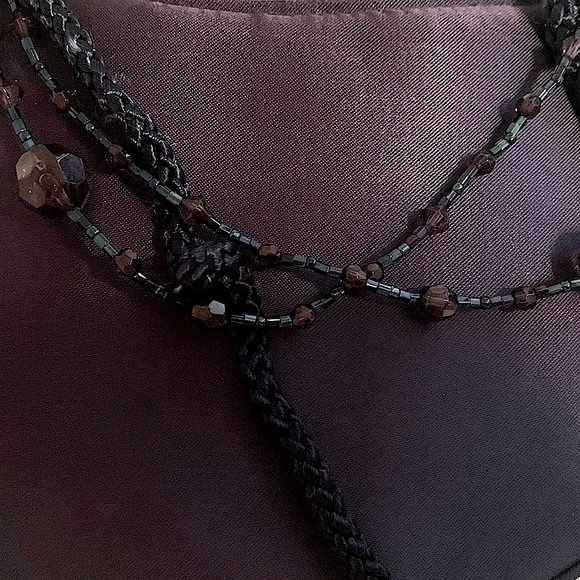 NWT ✅ LA REGALE 💙 DRESSY MINI NAVY BLUE PURSE (snap closure) - Picture 6 of 9